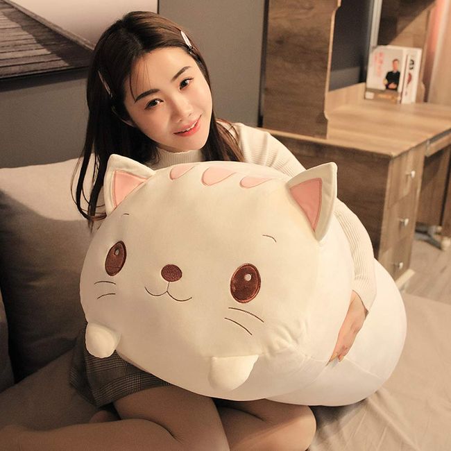 Pig Plush Pillow Soft Pig Stuffed Animal Toy Piggy Body Pillow, 23.6"