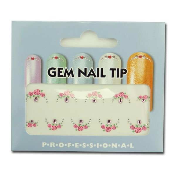 Farbenfrohe Gem Nail Tips Nailart Sticker/Nagelsticker Nailart Sticker