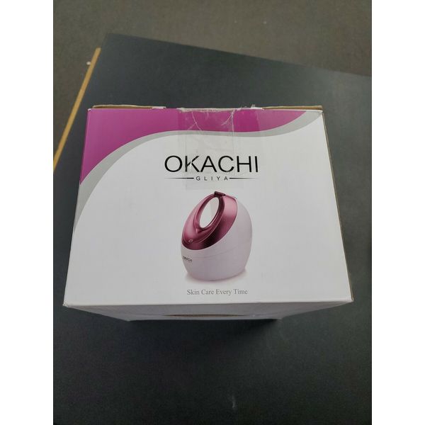 OKACHI GLIYA Facial Steamer Nano Hot Steam Face Spa Device Ionic new open box