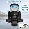 Fresh Water Pump 12V DC Self Priming Diaphragm 3.5 GPM with Strainer Filter