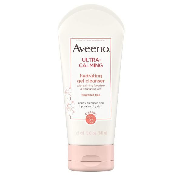 Aveeno Ultra Calming Hydrating Gel Facial Cleanser Unscented 5 oz