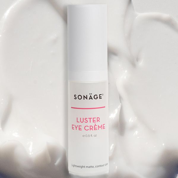 SONAGE Luster Eye Creme |Anti-Aging Eye Cream with Vegan Collagen and Squalene | Minimizes Appearance of Crow's Feet, Dark Circles, Puffiness, Under Eye Bags, and Wrinkles