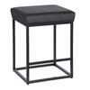 Set of 4 for Kitchen Counter Backless Modern Square Barstools Support 330 LBS
