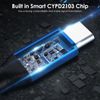  240 W Para Cable Thunderbolt 4 De 1,6 Pies, Cable Usb C De 40 Gbps Con Pd 3.1, 