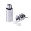 EZY DOSE Keychain Pill Box and Medicine, Vitamin Container, Safe for Money & Travel Items, Metal Canister, Easily Store Nitro Heart Pills, Small Compartments, BPA Free