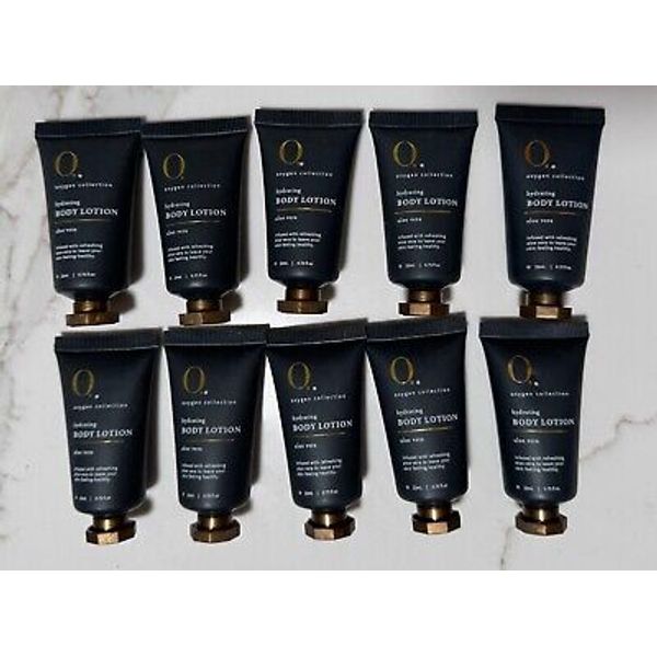 Lot of 10 O2 Oxygen Collection Travel Size Body Lotion .75 fl oz