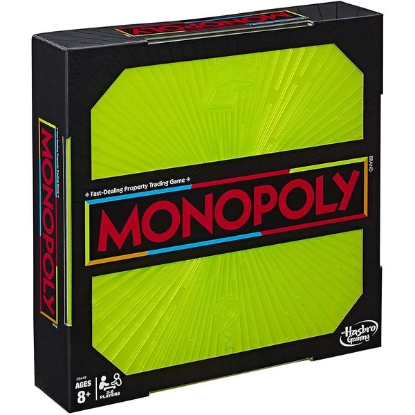 Monopoly Neon Pop Board Game for Kids Ages 8 & Up for 2-6 Players