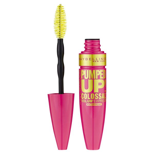 Maybelline New York Volum' Express Pumped Up! Colossal Waterproof Mascara, Classic Black, 0.32 Fl Oz, (K1569200)