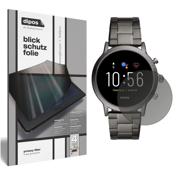 Screen Protector for Fossil Gen 5 Smartwatch Privacy Filter 4-Way Protection