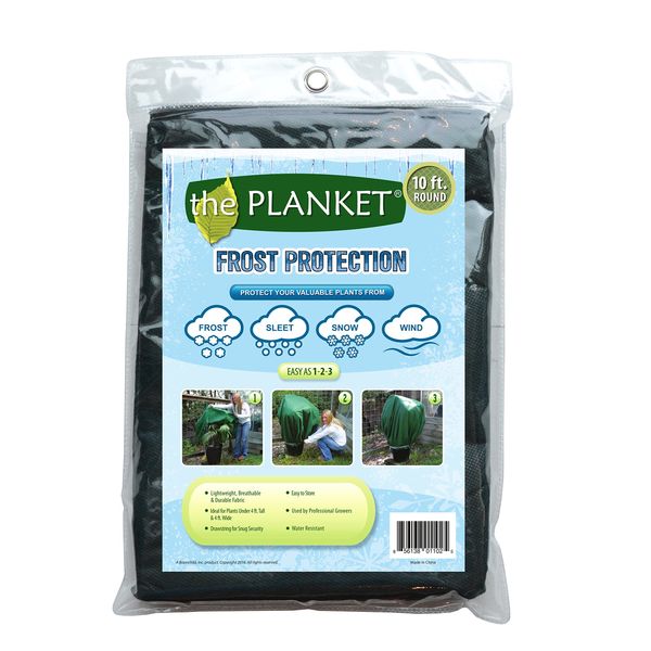 The Planket Frost Protection Plant Cover, 10 ft Round