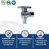 XFITTING 20 Pcs. 3/8" OD Compression x 1/2" Pex Angle Valve, Pex B Valve