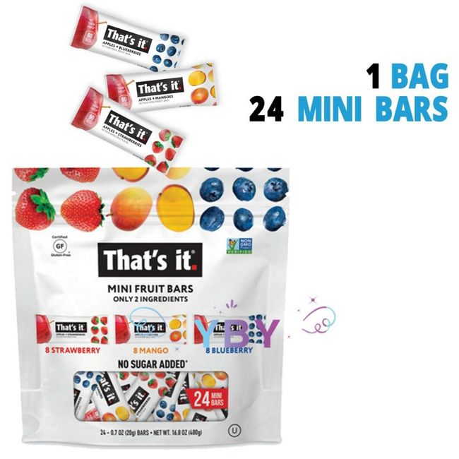 That's it Mini Fruit Bars, 24-count