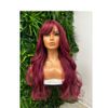 SURI Long Layered Dark Red Synthetic Lace Front Wig