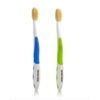 MOUTHWATCHERS Dr Plotkas Extra Soft Flossing Toothbrush Manual Soft Toothbrush for Adults, Ultra CleanToothbrush, Good for Sensitive Teeth and Gums, 2 Pack - Colors Vary