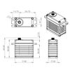 MKS HBL550 X5 Digital Brushless Ultra Speed/Torque High Voltage Servo