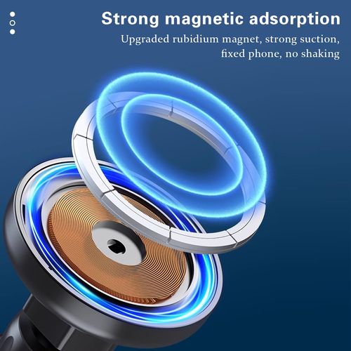 Mandark American Flag Car Phone Holder, Magnetic 360° Rotation Vehicle Dashboard Air Vent Cellphone Mount, Auto Smartphone Bracket for 15 14 13 Pro Max, Universal for SUV, Sedan, Truck