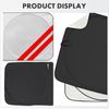 For Challenger Charger Car Windshield Sun Shade Foldable Reflective Shield Cover