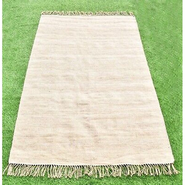 5X8 Ft. Carpet Indian Door mat Hall Runner Bedroom Rug Traditional Woven Dhurrie