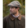WALKER AND HAWKES - Wool Blend Braxton Flat Cap - Cream - M (58cm)