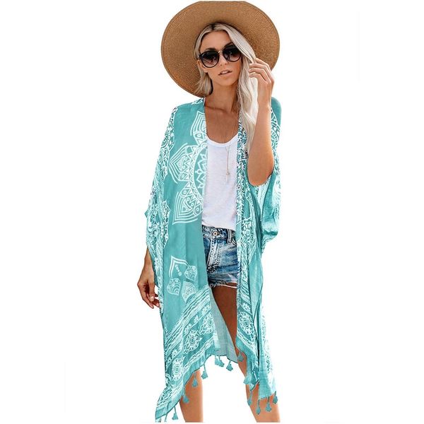 hejiagongsi Kimonos for Women Beach Cover up for Women uk kimono cardigans for Women Bikini Beach Cover ups for Women uk