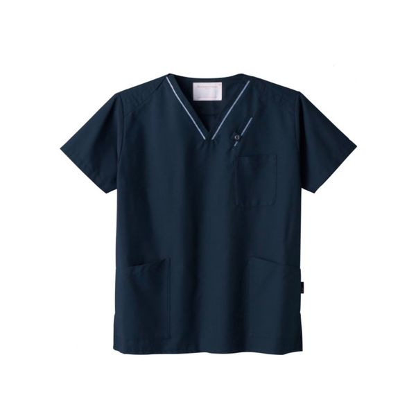 Pantone 7003SC Scrubs, White Coat, Medical Top, Unisex, Assorted Colors, dark navy