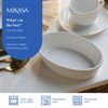 Mikasa Chalk Porcelain Oval Pie Dish, 18cm, Labelled