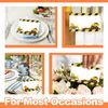 HMJKL Table Place Cards, Construction Themed, White, 25 Pack