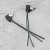 2-Pack H1 Bulb Socket Wiring Harness - Headlight Lamp Connector Plug Adapter Line