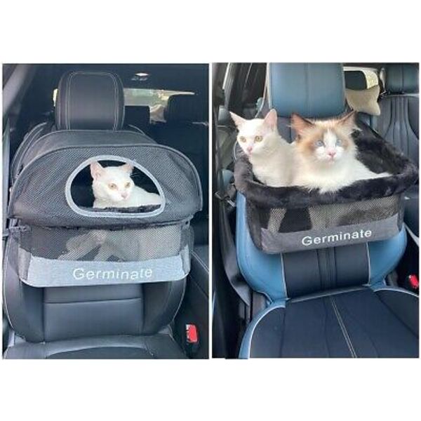 Dog or Cat Travel Car Seat Bed Booster Small Pet Doggie Doggy Puppy Dogs 15 lbs