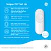 GE CYNC Smart Dimmer Remote, Bluetooth Enabled, Battery Powered Remote for CYNC Smart Plug, Smart Light Bulbs and Smart Switch