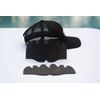 3-pcs Black EVA Foam Mesh Cap Shaper Inserts for Trucker Mesh Caps, Washable Reusable Netback Liner Support