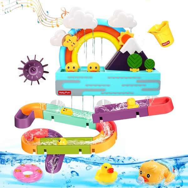 Bath Duck Toy with Light and Music, Toddlers Bathtub Toy, Baby Shower Toy