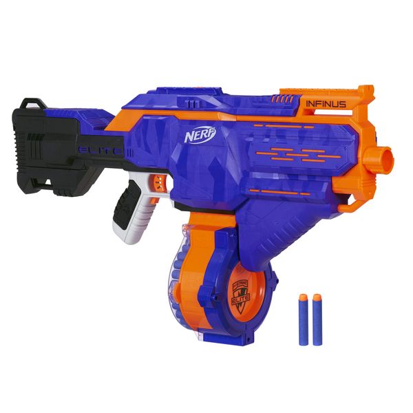 NERF Infinus N-Strike Elite Toy Motorized Blaster with Speed-Load Technology