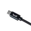 fonefunshop Budi 3m PD 65W USB Type-C to Type-C Reversible Aluminium Shell Braided Cable
