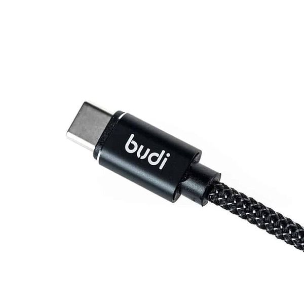fonefunshop Budi 3m PD 65W USB Type-C to Type-C Reversible Aluminium Shell Braided Cable