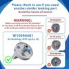 5PCS W10594481 Stove Knobs Replacement for Ovens and Kitchen Burner Stove Knobs