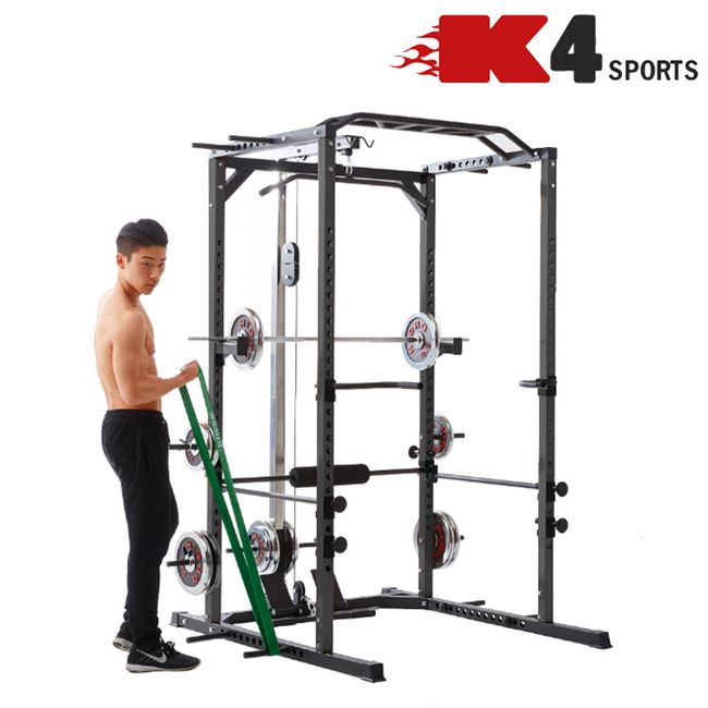 K4 Sports Armody Power 320 Power Rack Multi-rack Rat Tower Half-rack Combined Fitness Machine Squat Track Home Gym, 1 pc