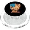 Ice Cream Cone Baseball Glove Dripping Drip PopSockets PopGrip for MagSafe