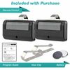 2 For Liftmaster 81LM Garage Gate Door Opener Visor Remote Green Learn Button