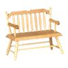Dollhouse Miniature Oak Deacons Bench