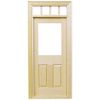 Dollhouse Miniature Traditional Door