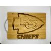 Kc chiefs laser engraved cuttingboard Christmas gift kitchen pop NFL