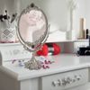 Tabletop Mirror, Cosmetic Mirror, Cosmetic Mirror, Elegant Antique for Women (Bronze Trumpet)