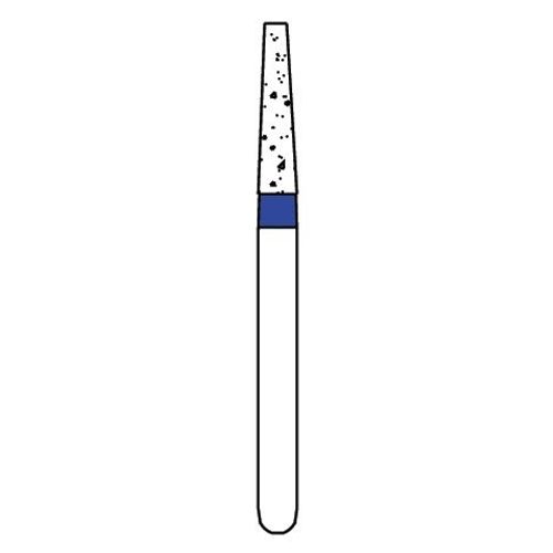 Osung 171TF-21 Dental Diamond Burs, Taper Flat Shape, Standard Grit Multi-Use, (Pack of 5)
