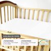 Indus Textiles 2 x Cot Bed Sheets Super Soft Microfiber Fitted Sheet-70 x 140cm,White