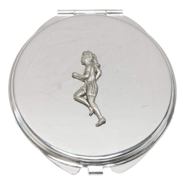 Lady Runner Compact Mirror Handbag Gift With Free Engraving 209