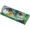 Pearl MAN-33 Glasses Case, Manhattaners, Green, Semi-Hard, Cat Pattern