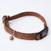 Petio Collar Necoco Cat Collar Brown Cat Collar