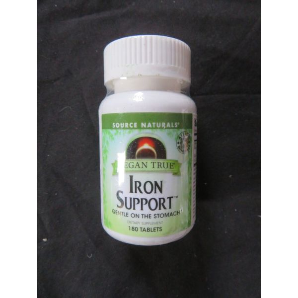 Source Naturals Vegan True Iron Support 180 Tablets
