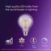 PHILIPS G25 E26 (Medium) LED Bulb Soft White 60 Watt Equivalence 2 pk